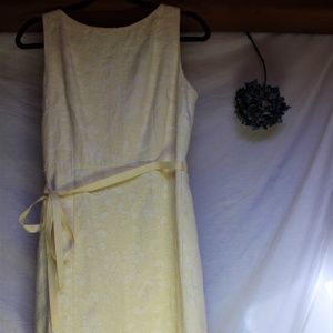 Vintage Yellow Dress